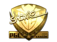 Pegatina | shox (dorada) | Cracovia 2017 skin