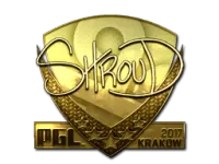 Sticker | shroud (Gold) | Krakow 2017 skin