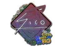 Naklejka | Sico (brokatowa) | Rio 2022 skin