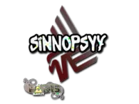 Pegatina | sinnopsyy (purpurina) | París 2023 skin