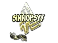 Sticker | sinnopsyy (Gold) | Paris 2023