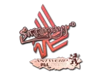 Naklejka | sinnopsyy (holograficzna) | Antwerpia 2022 skin