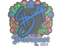 Sticker | siuhy (Embroidered) | Budapest 2025 skin