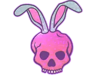 Sticker | Skull Bunny (Glitter) skin