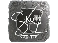 Sticker | skullz (Foil) | Austin 2025