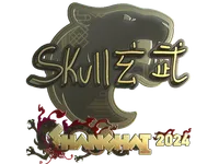 Autocolante | skullz (Gold) | Shanghai 2024 skin