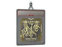Sticker Slab | apEX (Gold, Champion) | Austin 2025 skin