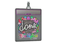 Sticker Slab | donk (Holo) | Budapest 2025 skin