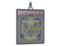 Sticker Slab | FlameZ (Holo, Champion) | Austin 2025 skin