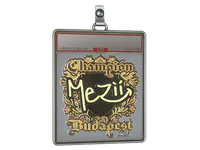 Sticker Slab | mezii (Gold, Champion) | Budapest 2025 skin