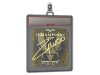 Sticker Slab | ZywOo (Gold, Champion) | Austin 2025 skin