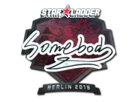 Sticker | somebody (Foil) | Berlin 2019 skin