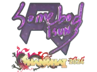 Sticker | somebody (Glitter) | Shanghai 2024