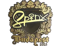 Наклейка | Spinx (золотая) | Будапешт-2025 skin