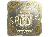 Naklejka | spooke (Gold) | Austin 2025 skin