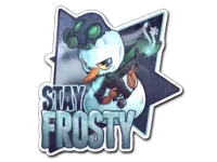 Sticker | Stay Frosty skin
