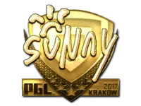 Sticker | suNny (Gold) | Krakow 2017