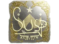 Naklejka | susp (Gold) | Austin 2025 skin