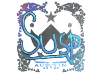 Sticker | susp (Holo) | Austin 2025 skin