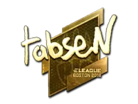 Naklejka | tabseN (złota) | Boston 2018 skin