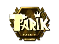 Sticker | tarik (Gold) | London 2018