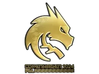 Sticker | Team Spirit (Gold) | Copenhagen 2024