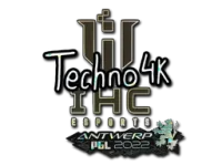 Sticker | Techno4K (Glitter) | Antwerp 2022 skin