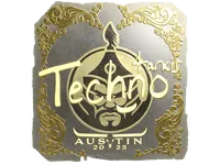 Naklejka | Techno4K (Gold) | Austin 2025 skin