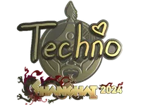 Autocolante | Techno4K (Gold) | Shanghai 2024 skin