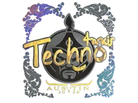 Sticker | Techno4K (Holo) | Austin 2025 skin
