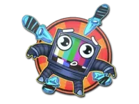 Naklejka | Telewizor na Mirage skin