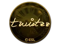Sticker | Twistzz (Gold) | Katowice 2019 skin