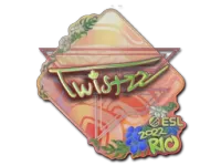 Sticker | Twistzz (Holo) | Rio 2022 skin