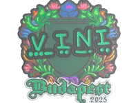Sticker | VINI (Embroidered) | Budapest 2025