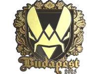 Sticker | Vitality (Gold) | Budapest 2025 skin