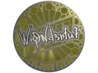 Sticker | w0nderful (Foil) | Cologne 2026