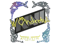 Pegatina | w0nderful (Holo) | Austin 2025 skin