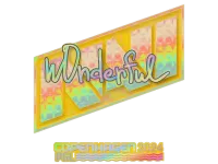 Sticker | w0nderful (Holo) | Copenhagen 2024