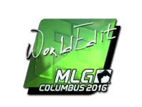 Sticker | WorldEdit (Foil) | MLG Columbus 2016 skin