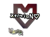 Naklejka | xertioN (brokatowa) | Paryż 2023 skin