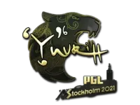 Autocolante | yuurih (Gold) | Estocolmo 2021 skin