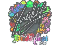 Sticker | yuurih (Holo) | Budapest 2025