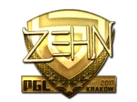 Pegatina | zehN (dorada) | Cracovia 2017 skin