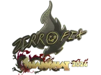 Sticker | zeRRoFIX (Gold) | Shanghai 2024