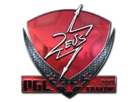 Sticker | Zeus (Foil) | Krakow 2017