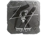 Sticker | zevy (Foil) | Austin 2025