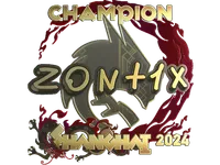 Aufkleber | zont1x (Gold, Meister) | Shanghai 2024 skin