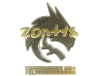 Sticker | zont1x (Gold) | Copenhagen 2024 skin