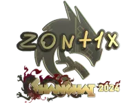 Sticker | zont1x (Gold) | Shanghai 2024
