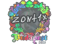 Sticker | zont1x (Holo) | Budapest 2025 skin